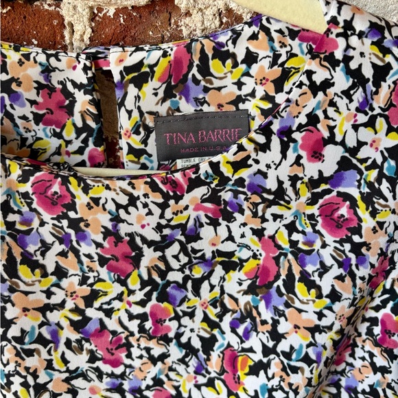 Vintage Tina Barrie Floral long sleeve dress - Picture 7 of 10